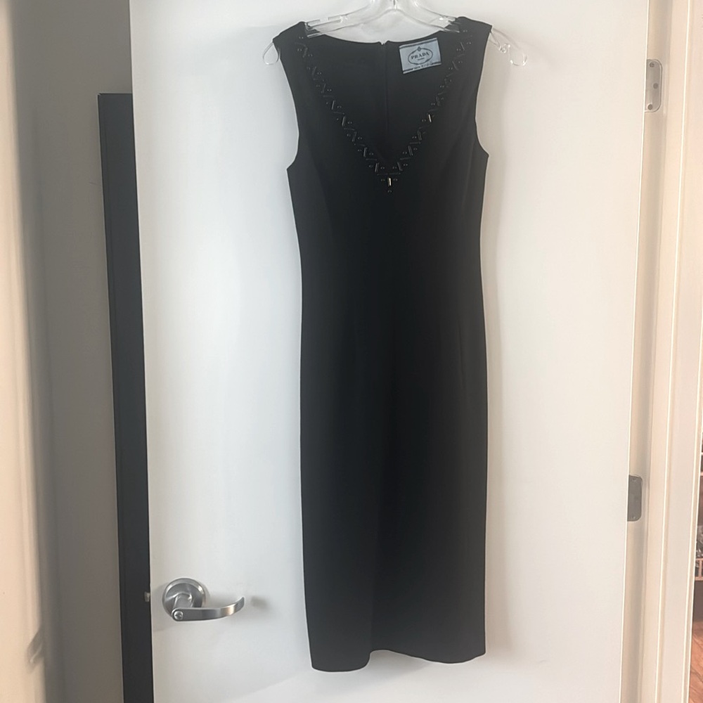 Dress by Prada.